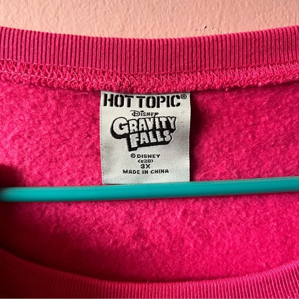 🆕Size 3x (runs small)- Mabel Pines Pink Crewneck 💖Gravity Falls - Picture 2 of 2